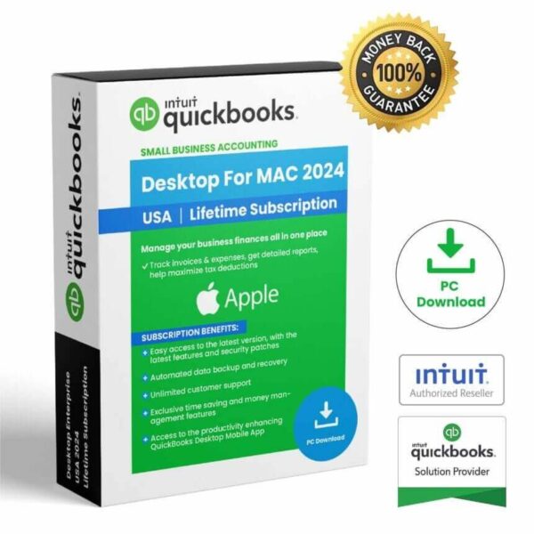 Quickbooks Mac Desktop 2024 | Usa Version |