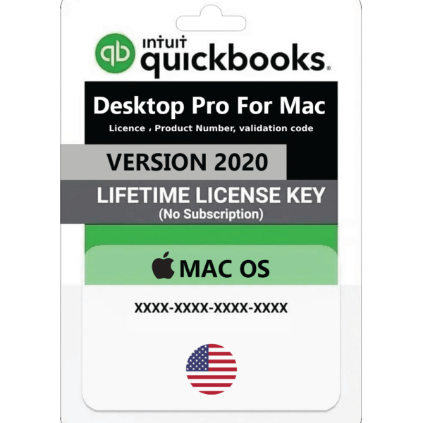Quickbooks Mac Desktop 2020 | Usa Version |